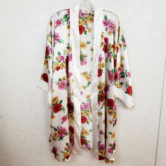 Victoria's Secret Other - Victoria Secret Gold Label Floral Robe Kimono C12
